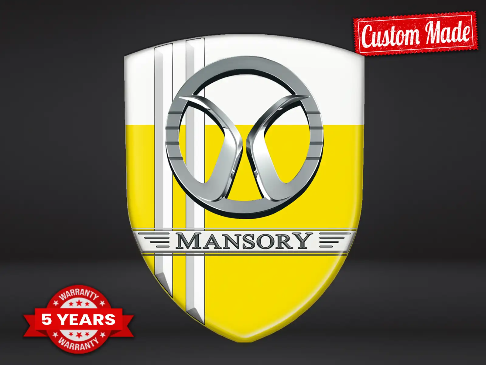 Mansory Heckscheibenaufkleber Racing Stern Exklusiv Auto